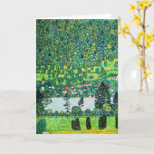 Gustav Klimt - Bergbahn bei Unterach Karte (Gelbe Blume)