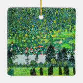 Gustav Klimt - Bergbahn bei Unterach Keramikornament (Rückseite)