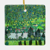 Gustav Klimt - Bergbahn bei Unterach Keramikornament (Vorderseite)