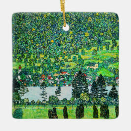Gustav Klimt - Bergbahn bei Unterach Keramikornament