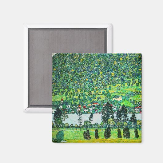Gustav Klimt - Bergbahn bei Unterach Magnet (Vorderseite/Rückseite)