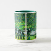 Gustav Klimt - Bergbahn bei Unterach Tasse (Zentrum)