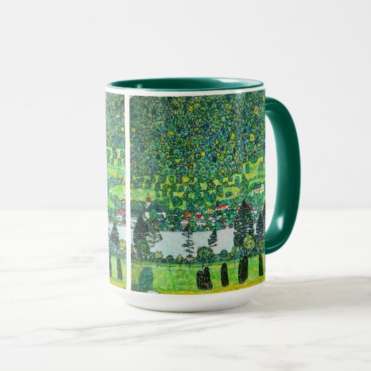 Gustav Klimt - Bergbahn bei Unterach Tasse (VorderseiteRechts)