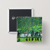 Gustav Klimt - Berghang in Unterach Button (Vorne & Hinten)