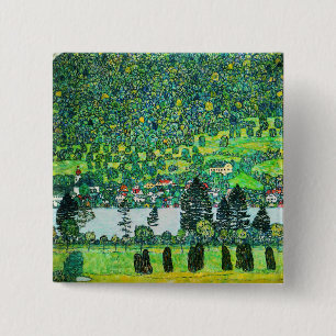 Gustav Klimt - Berghang in Unterach Button