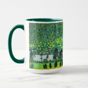 Gustav Klimt - Berghang in Unterach Tasse