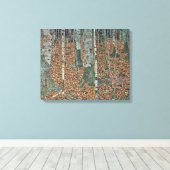 Gustav Klimt - Birch Leinwanddruck (Insitu (Holzboden))