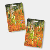 Gustav Klimt Birch Trees Ausweis (Vorder- & Rückseite)