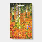 Gustav Klimt Birch Trees Ausweis (Rückseite)