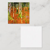 Gustav Klimt Birch Trees Begleitkarte (Vorne/Hinten)