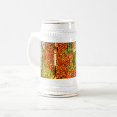 Gustav Klimt Birch Trees Bierglas (Vorderseite Links)