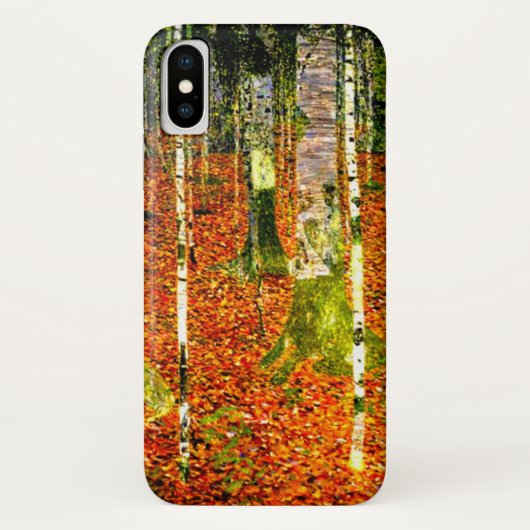Gustav Klimt Birch Trees Case-Mate iPhone Hülle (Rückseite)