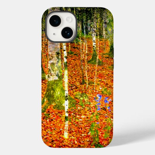 Gustav Klimt Birch Trees Case-Mate iPhone Hülle (Rückseite)