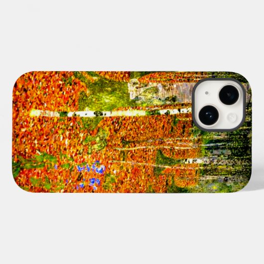 Gustav Klimt Birch Trees Case-Mate iPhone Hülle (Rückseite (Horizontal))