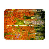 Gustav Klimt Birch Trees Magnet (Horizontal)