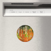 Gustav Klimt Birch Trees Magnet (In Situ (Geschirrspüler))