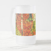 Gustav Klimt Birch Trees Mattglas Bierglas (Vorderseite Links)