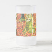 Gustav Klimt Birch Trees Mattglas Bierglas (Mittel)