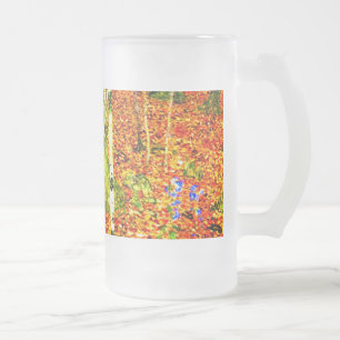 Gustav Klimt Birch Trees Mattglas Bierglas