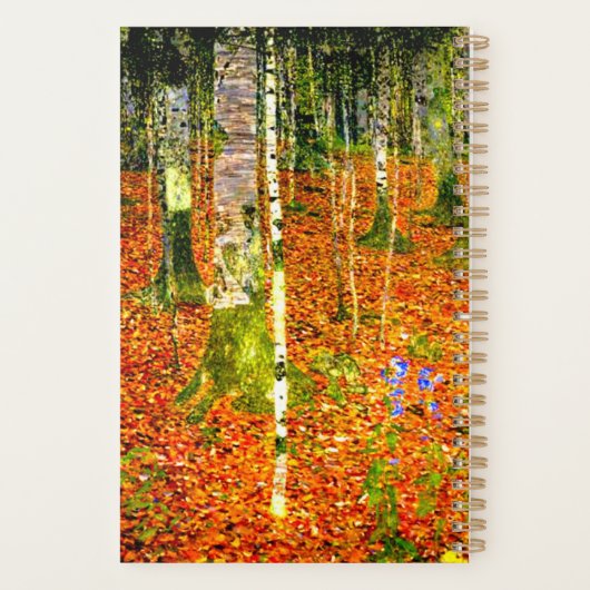 Gustav Klimt Birch Trees Planer (Rückseite)