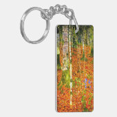 Gustav Klimt Birch Trees Schlüsselanhänger (Vorderseite links)