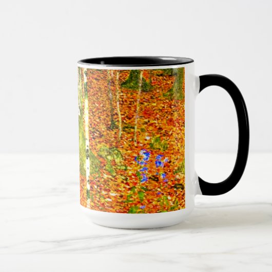 Gustav Klimt Birch Trees Tasse (Rechts)