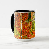 Gustav Klimt Birch Trees Tasse (Vorderseite Links)