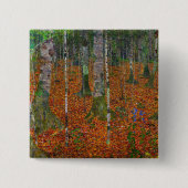 Gustav Klimt - Birch Wood Button (Vorderseite)