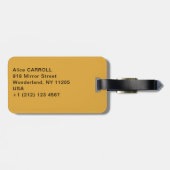 Gustav Klimt - Birch Wood Gepäckanhänger (Rückseite horizontal)