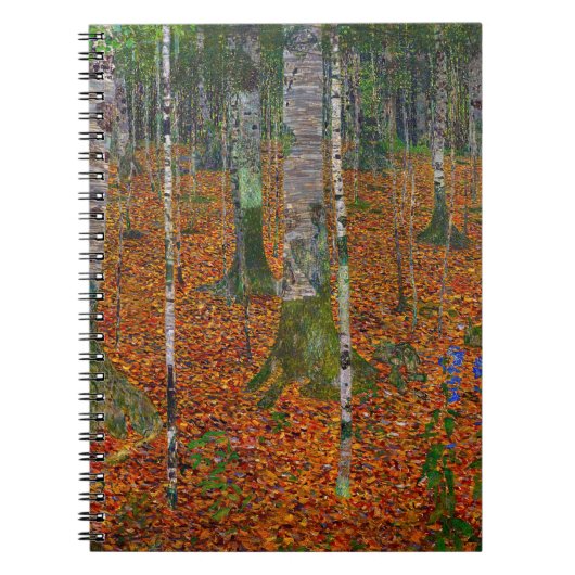 Gustav Klimt - Birch Wood Notizblock (Vorderseite)