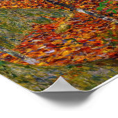 Gustav Klimt - Birch Wood Poster (Ecke)