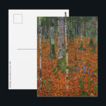 Gustav Klimt - Birch Wood Postkarte<br><div class="desc">Birch Wood - Gustav Klimt,  Öl auf Leinwand,  1903</div>