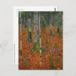 Gustav Klimt - Birch Wood Postkarte<br><div class="desc">Birch Wood - Gustav Klimt,  Öl auf Leinwand,  1903</div>