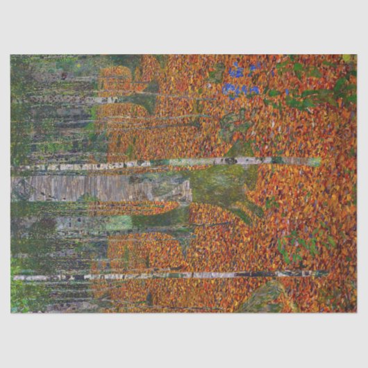 Gustav Klimt - Birch Wood Seidenpapier (Vorderseite)