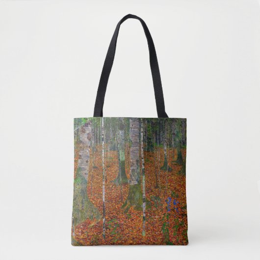 Gustav Klimt - Birch Wood Tasche (Vorderseite)