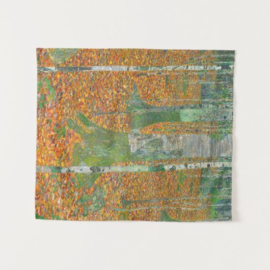 Gustav Klimt - Birchwald Wandteppich (Vorderseite (Horizontal))