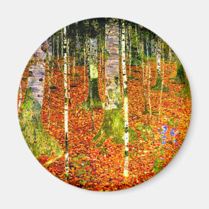 Gustav Klimt Birken Magnet