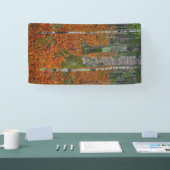 Gustav Klimt - Birkenwald Banner (Messe)