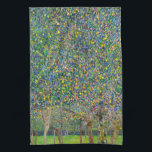 Gustav Klimt - Birnbaum Geschirrtuch<br><div class="desc">Birnbaum - Gustav Klimt,  Öl auf Leinwand,  1903</div>