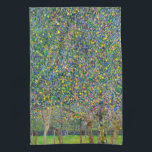 Gustav Klimt - Birnbaum Geschirrtuch<br><div class="desc">Birnbaum - Gustav Klimt,  Öl auf Leinwand,  1903</div>
