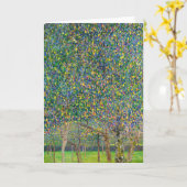 Gustav Klimt - Birnbaum Karte (Gelbe Blume)