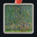 Gustav Klimt - Birnbaum Ornament Aus Metall<br><div class="desc">Birnbaum - Gustav Klimt,  Öl auf Leinwand,  1903</div>