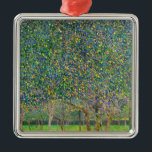 Gustav Klimt - Birnbaum Ornament Aus Metall<br><div class="desc">Birnbaum - Gustav Klimt,  Öl auf Leinwand,  1903</div>