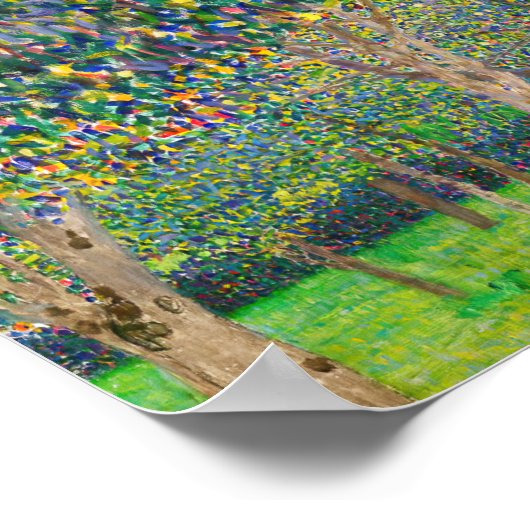 Gustav Klimt - Birnbaum Poster (Ecke)