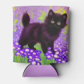 Gustav Klimt Black Kitten Dosenkühler (Vorderseite)