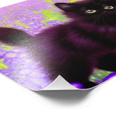 Gustav Klimt Black Kitten Fotodruck (Ecke)