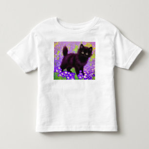 Gustav Klimt Black Kitten Kleinkind T-shirt