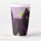 Gustav Klimt Black Kitten Milchtasse (Vorderseite)
