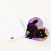 Gustav Klimt Black Kitten Notizblock (Innenseite)