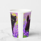 Gustav Klimt Black Kitten Pappbecher (Rechts)